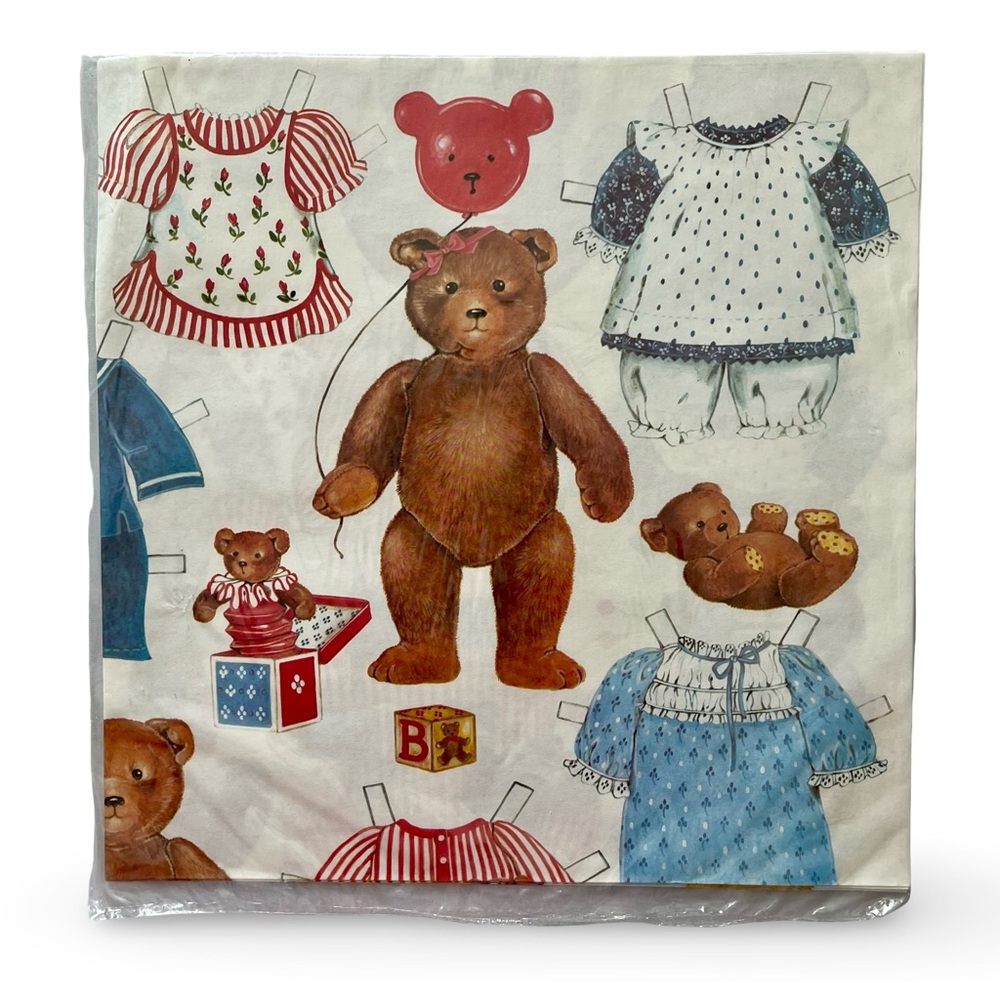 Vintage Collectible Paper Doll Ephemera Bundle, Wrapping Paper, Uncut placemats - Picture 6 of 13